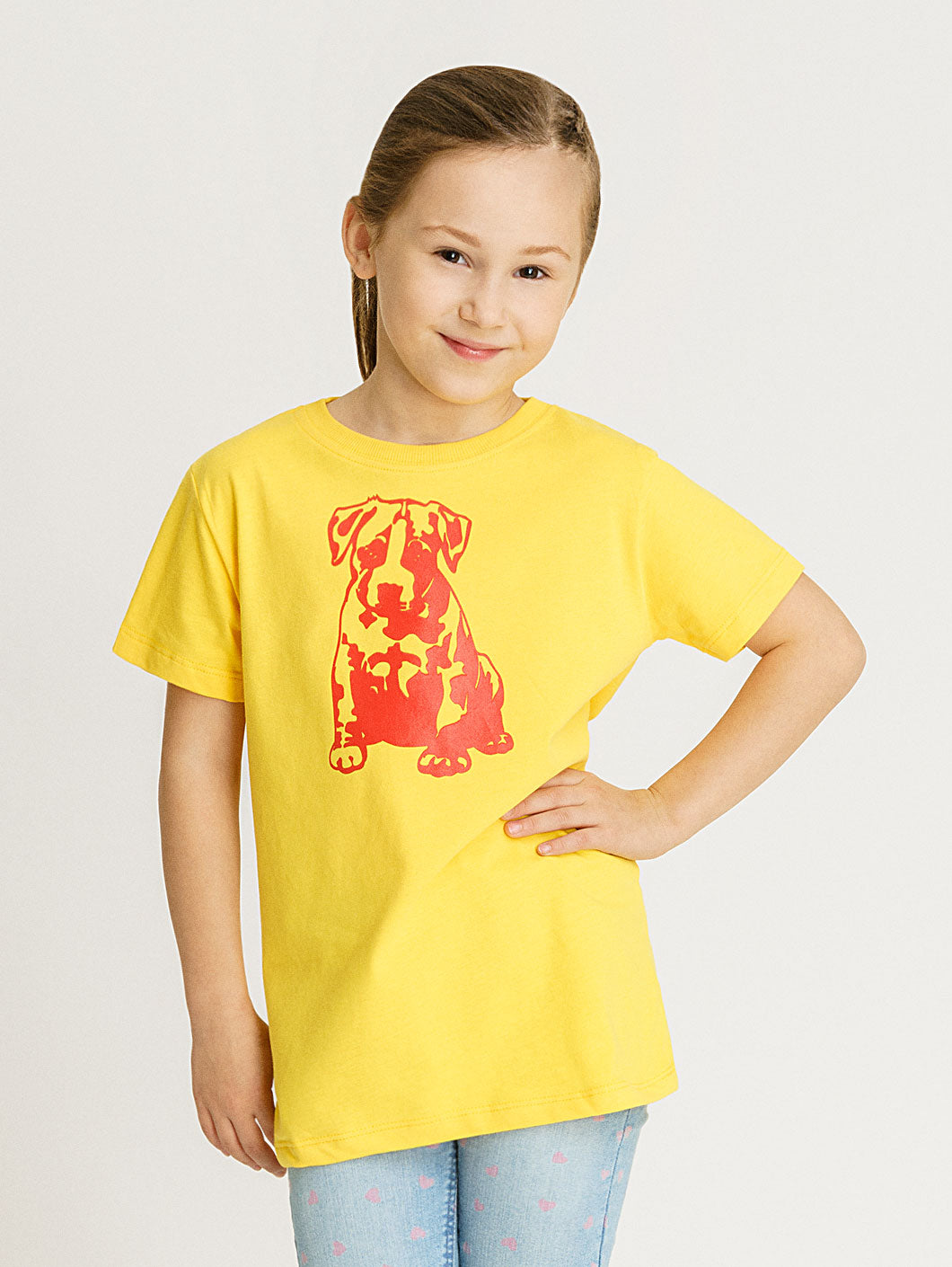 Babystaff Kids Logo T-Shirt Yellow - Amstaff Wear