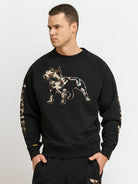 Amstaff Logo 2.0 Sweatshirt Black Camouflage - Amstaff Wear