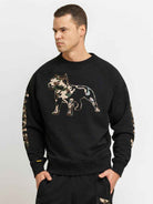 Amstaff Logo 2.0 Sweatshirt Black Camouflage - Amstaff Wear