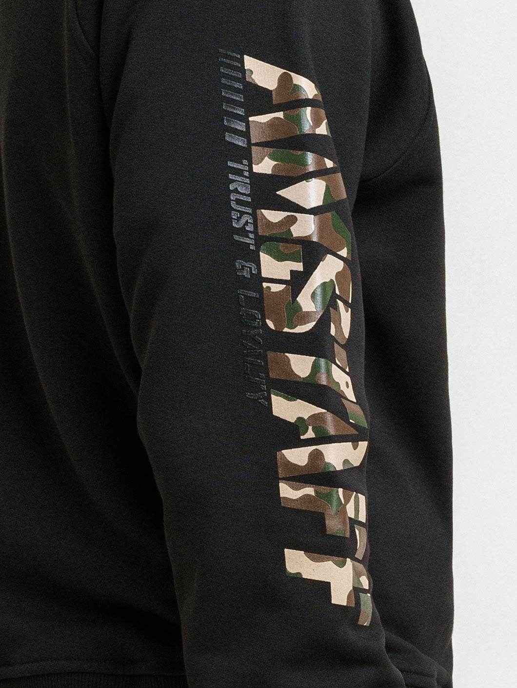 Amstaff Logo 2.0 Sweatshirt Black Camouflage - Amstaff Wear