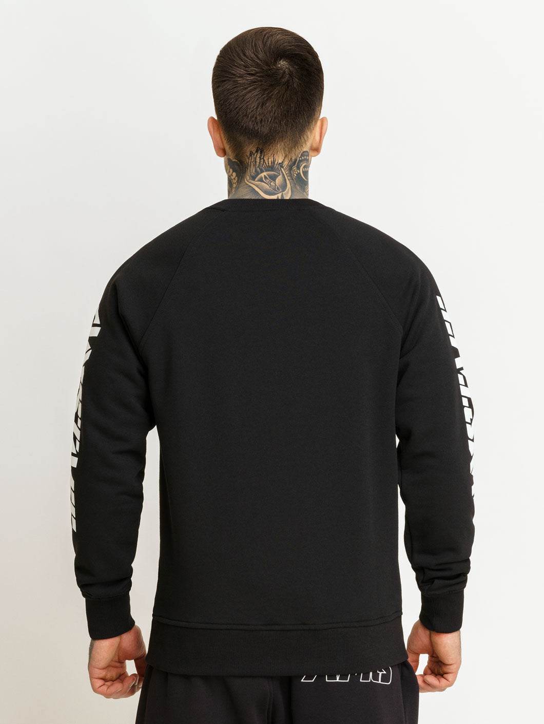 Amstaff Logo 2.0 Sweatshirt Black White - Amstaff Wear