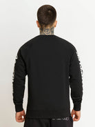 Amstaff Logo 2.0 Sweatshirt Black White - Amstaff Wear