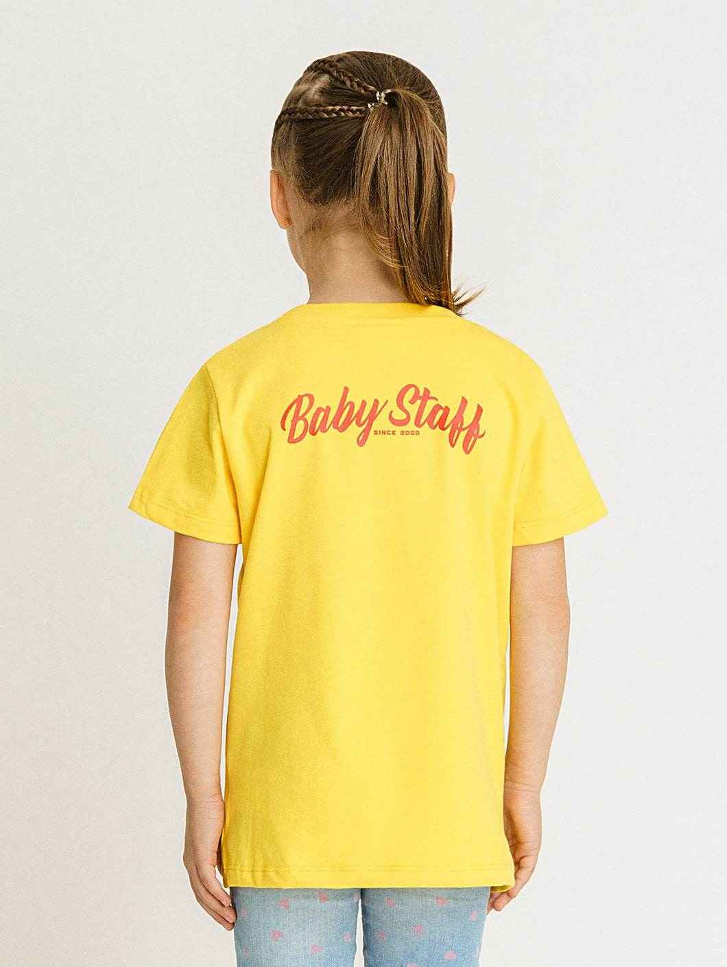 Babystaff Kids Logo T-Shirt Yellow - Amstaff Wear