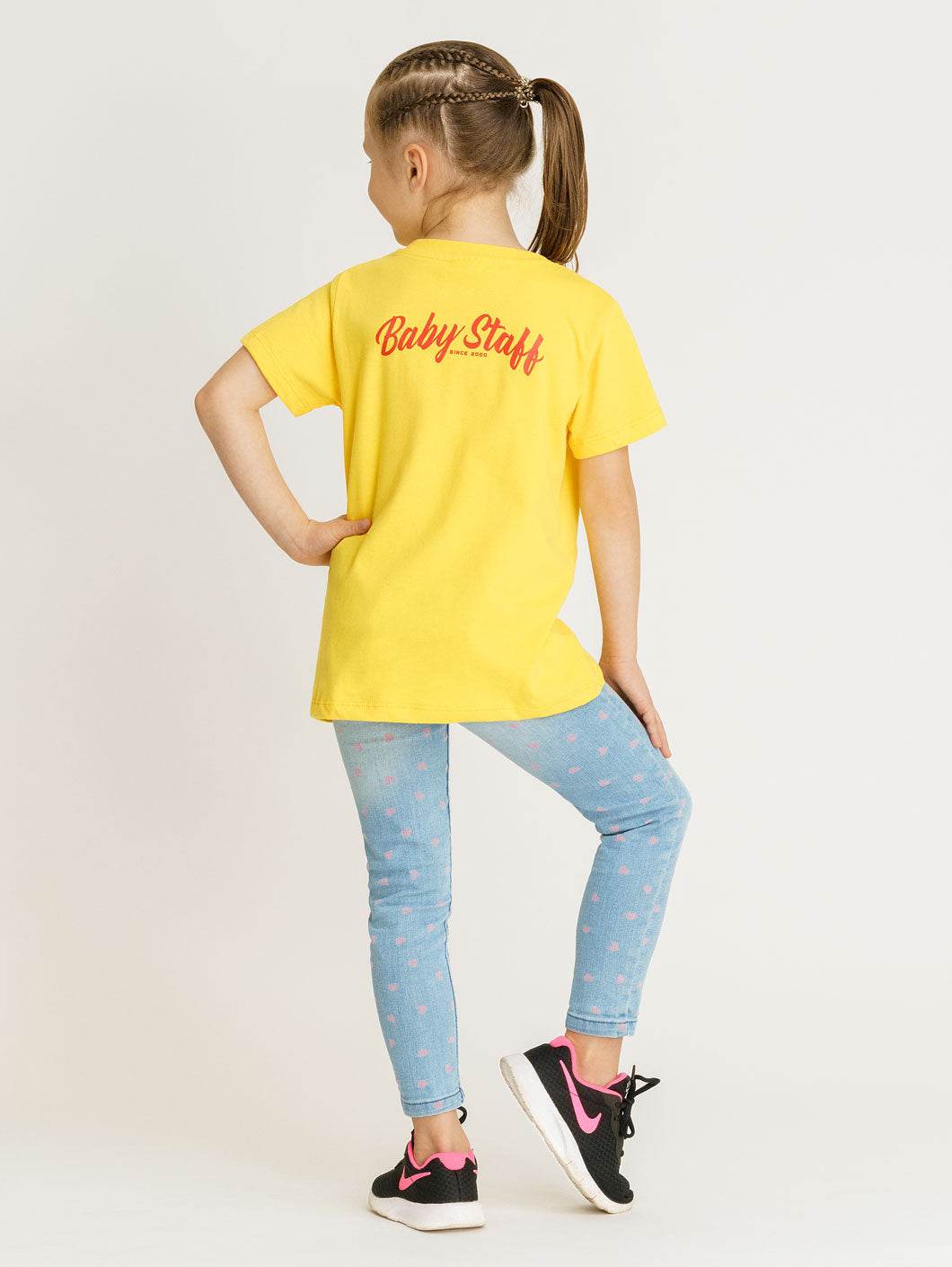 Babystaff Kids Logo T-Shirt Yellow - Amstaff Wear