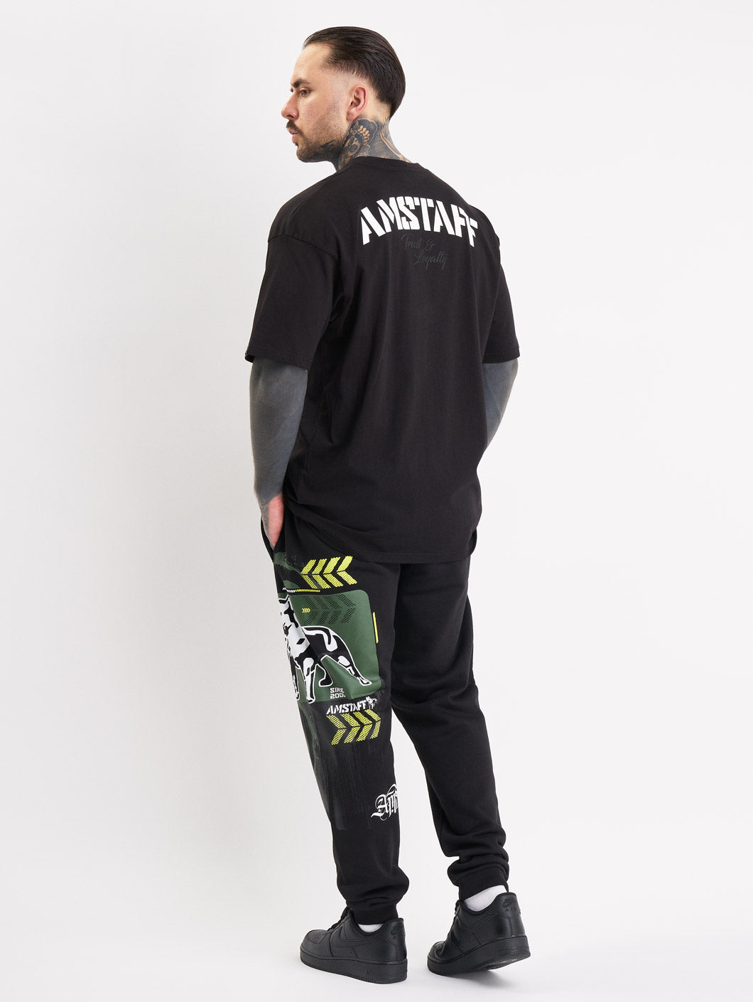 Amstaff Ninjo Sweatpants Black - Amstaff Wear