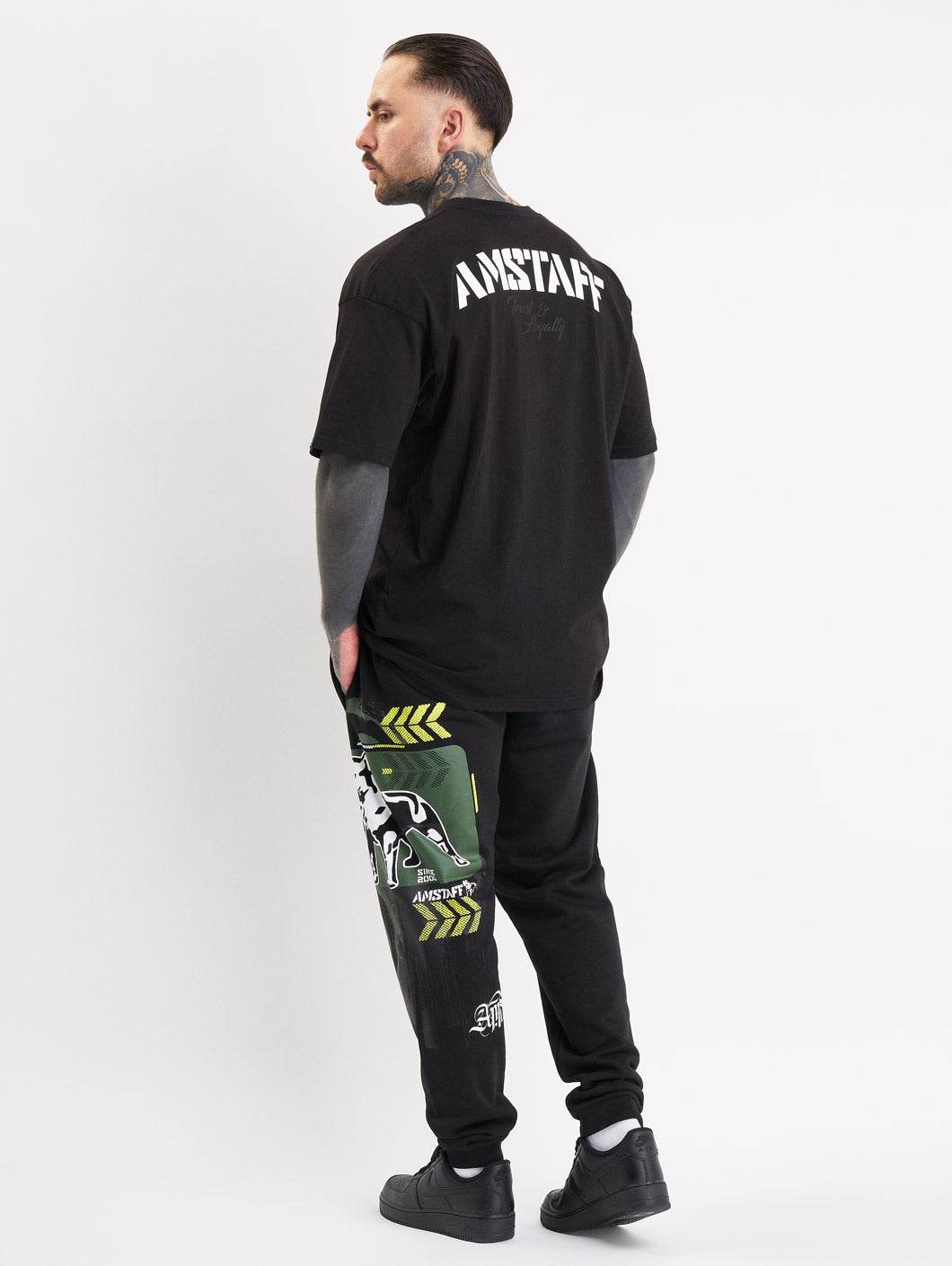Amstaff Ninjo Sweatpants Black - Amstaff Wear