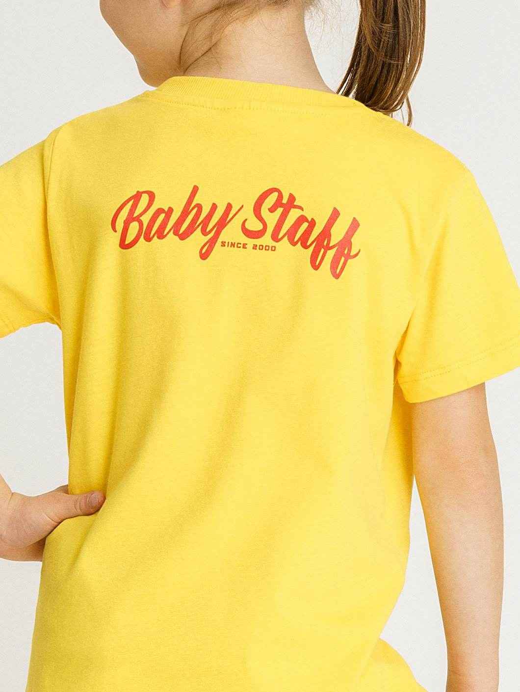 Babystaff Kids Logo T-Shirt Yellow - Amstaff Wear