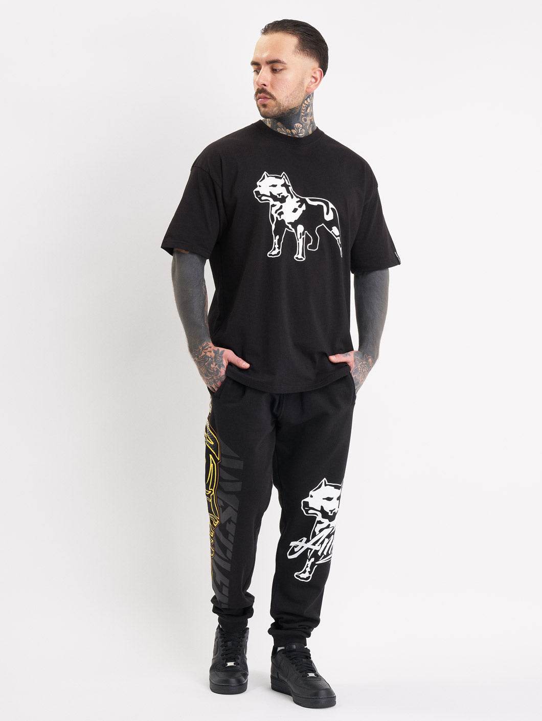 Amstaff Maros Sweatpants Black - Amstaff Wear