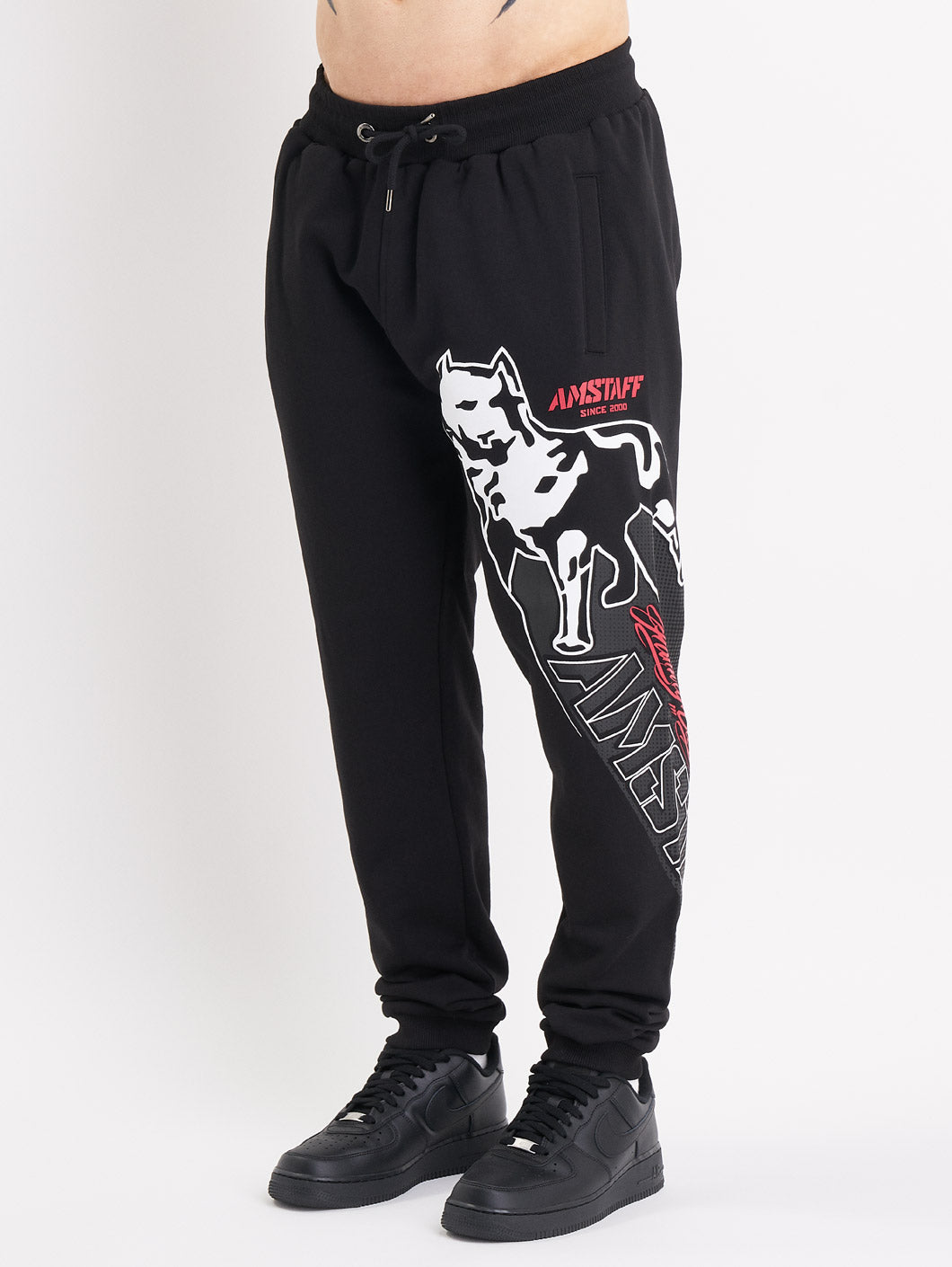 Amstaff Yeller Sweatpants Black - Amstaff Wear