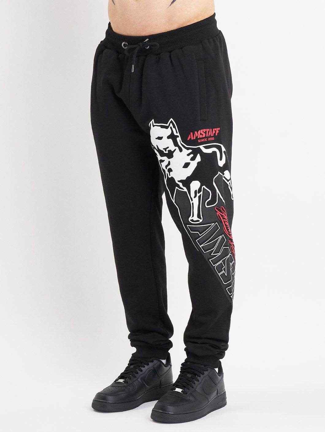 Amstaff Yeller Sweatpants Black - Amstaff Wear