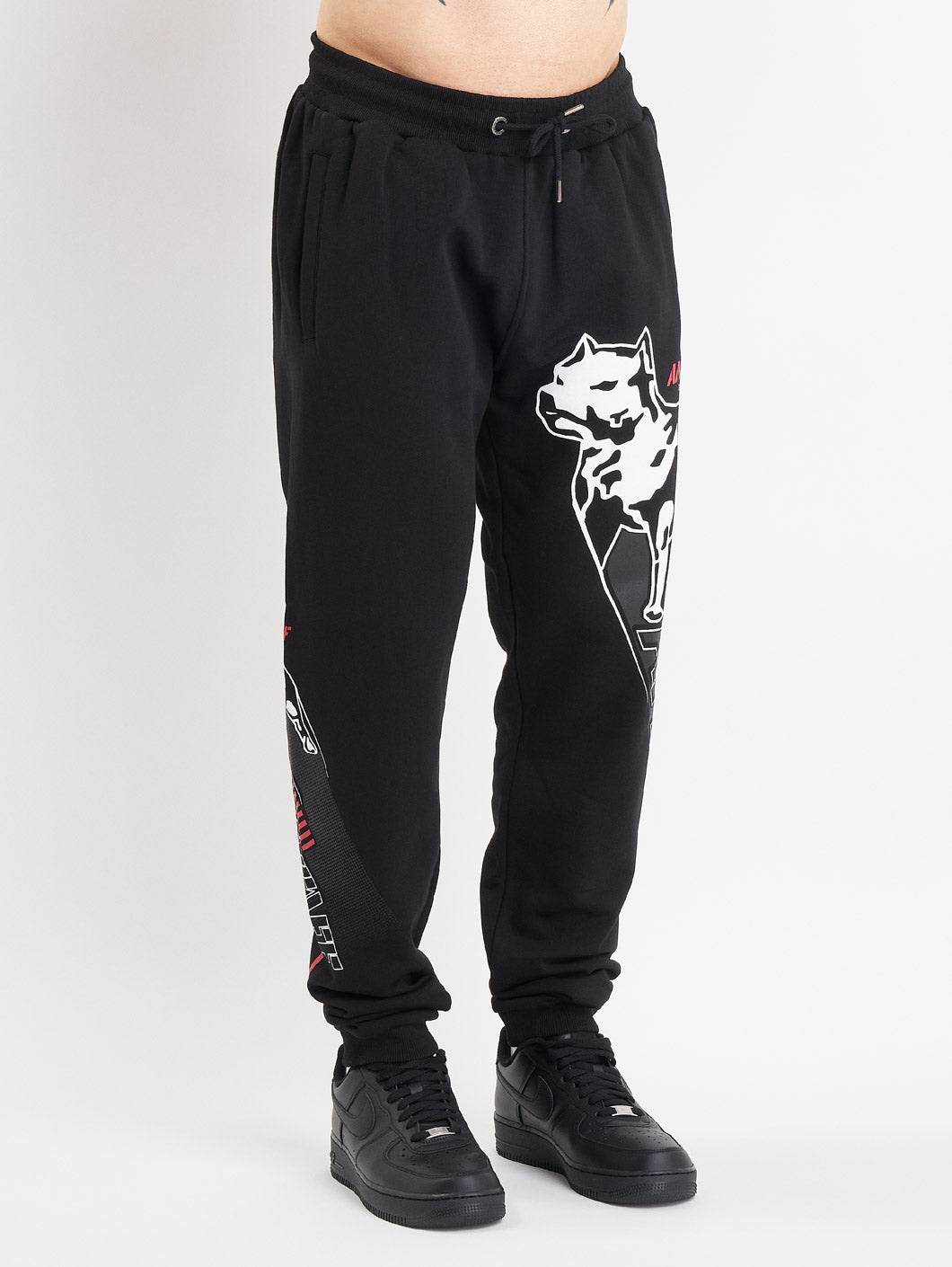 Amstaff Yeller Sweatpants Black - Amstaff Wear