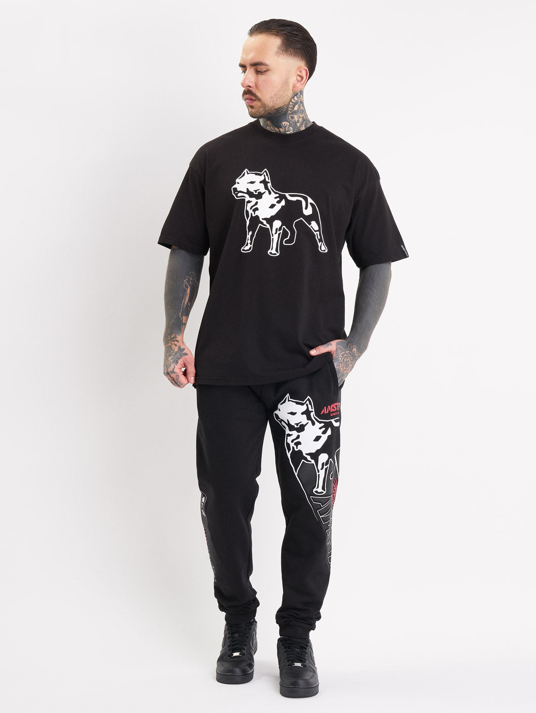 Amstaff Yeller Sweatpants Black - Amstaff Wear