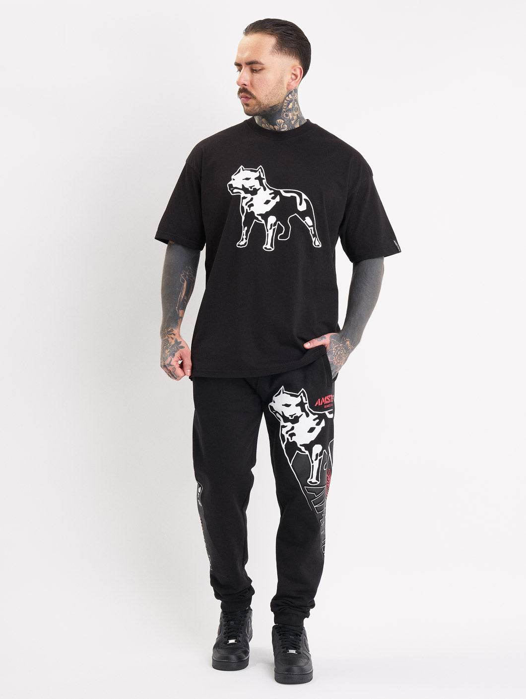 Amstaff Yeller Sweatpants Black - Amstaff Wear