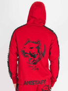 Amstaff Avator Ziphoodie Red - Amstaff Wear