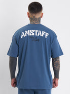 Amstaff Logo 2.0 T-Shirt Cobald Blue - Amstaff Wear