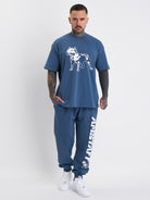 Amstaff Logo 2.0 T-Shirt Cobald Blue - Amstaff Wear