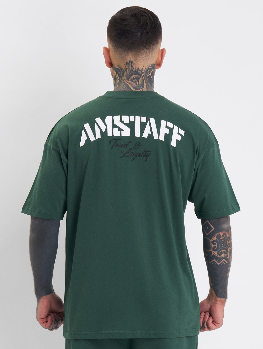Amstaff Logo 2.0 T-Shirt Green - Amstaff Wear
