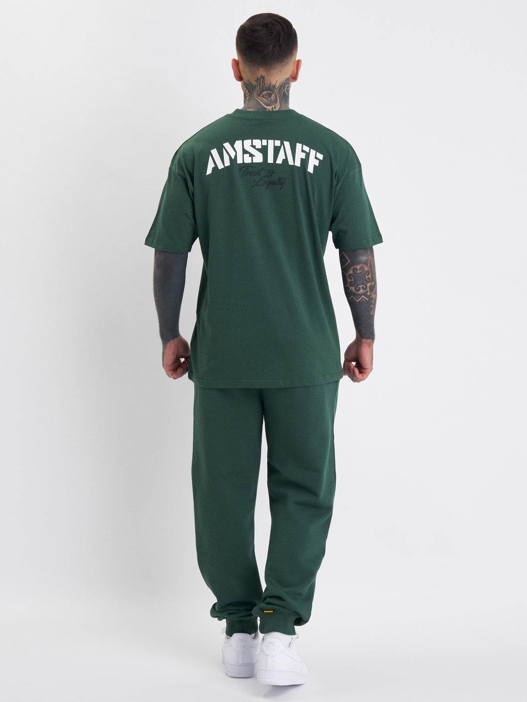 Amstaff Logo 2.0 T-Shirt Green - Amstaff Wear