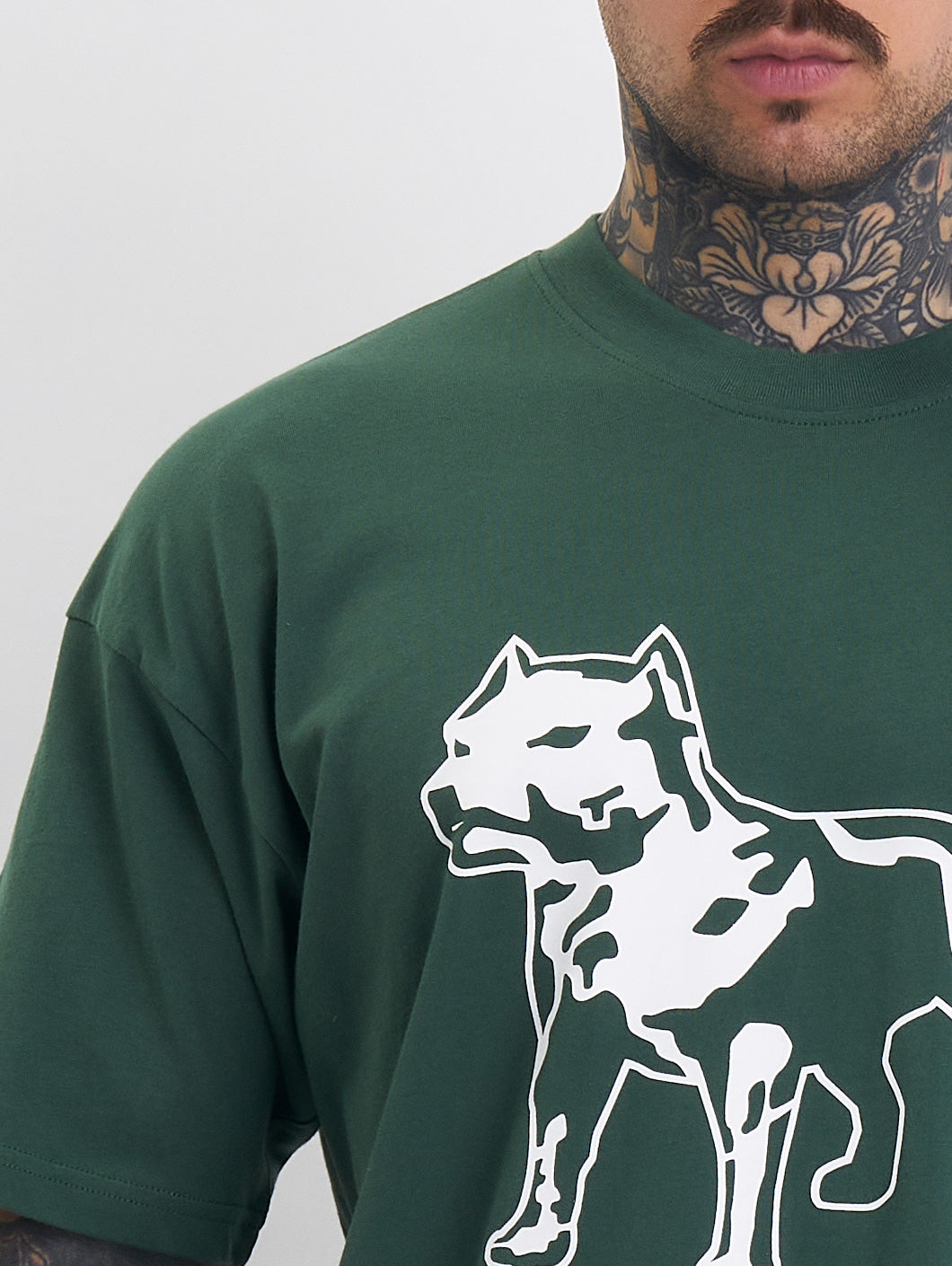 Amstaff Logo 2.0 T-Shirt Green - Amstaff Wear