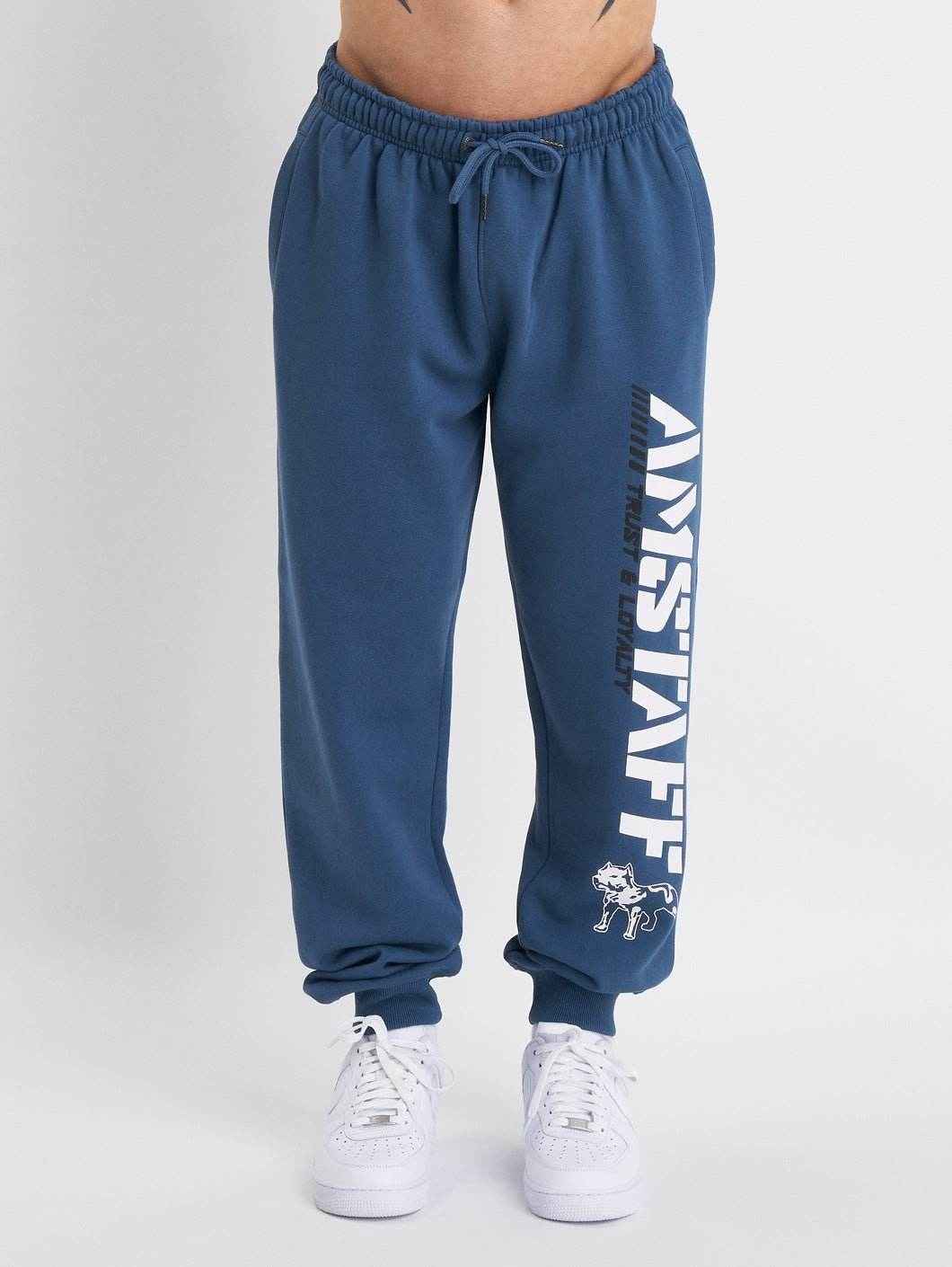 Amstaff Logo 2.0 Sweatpants Cobald Blue - Amstaff Wear