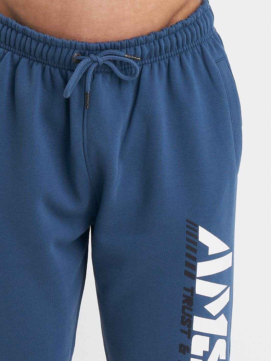 Amstaff Logo 2.0 Sweatpants Cobald Blue - Amstaff Wear