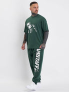 Amstaff Logo 2.0 Sweatpants Green - Amstaff Wear