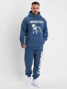 Amstaff Logo 2.0 Hoodie Cobald Blue - Amstaff Wear