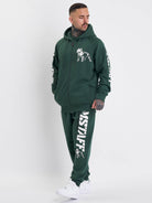 Amstaff Logo 2.0 Ziphoodie Green - Amstaff Wear