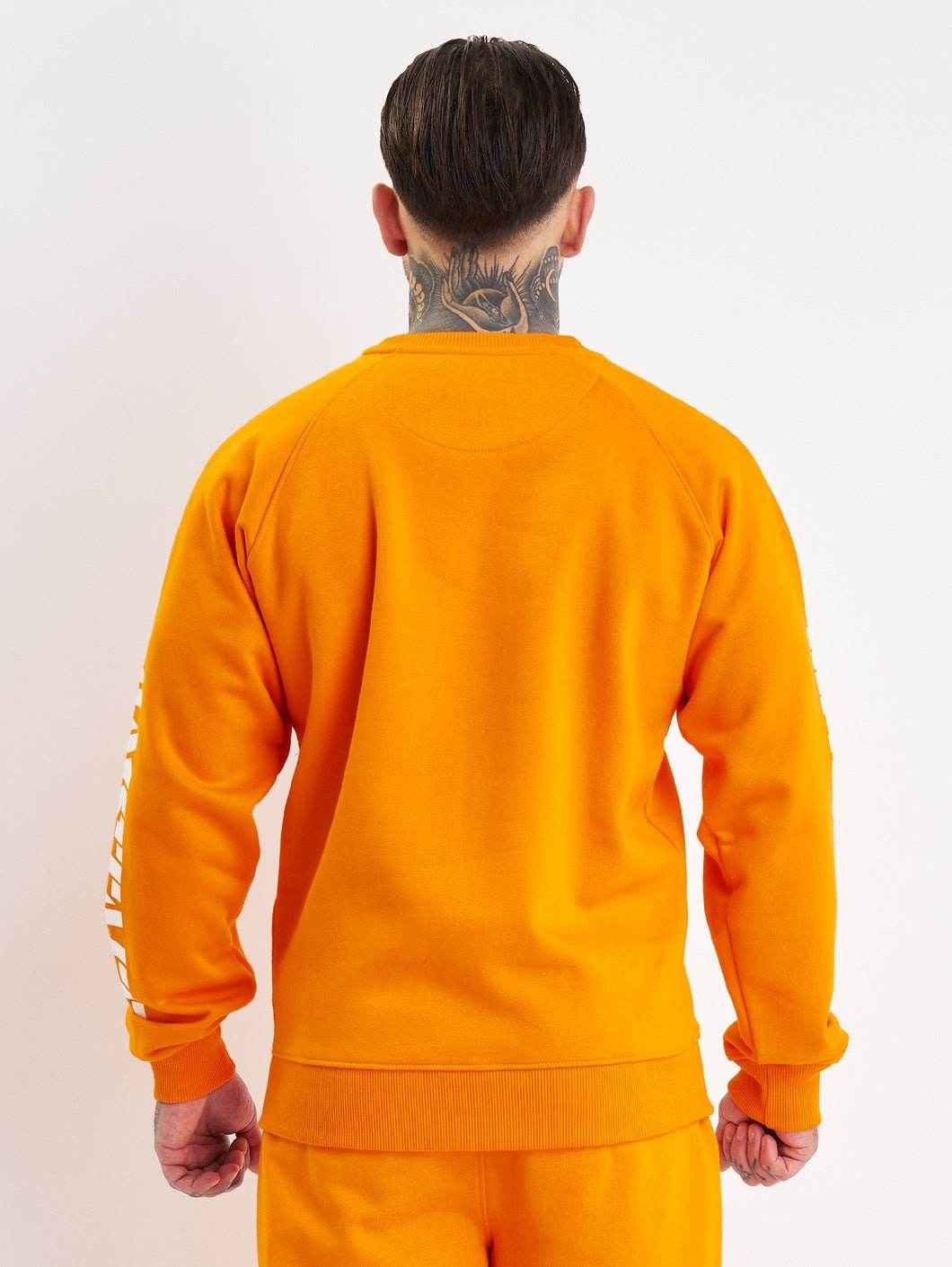 Amstaff Logo 2.0 Sweatshirt Orange - Amstaff Wear