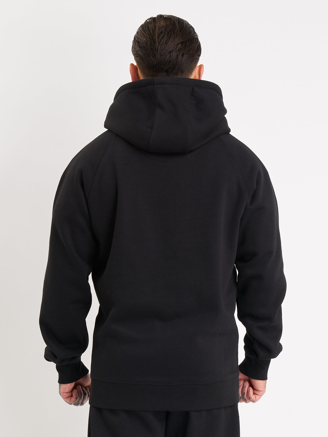 Amstaff Logo 2.0 Hoodie Black Red - Amstaff Wear