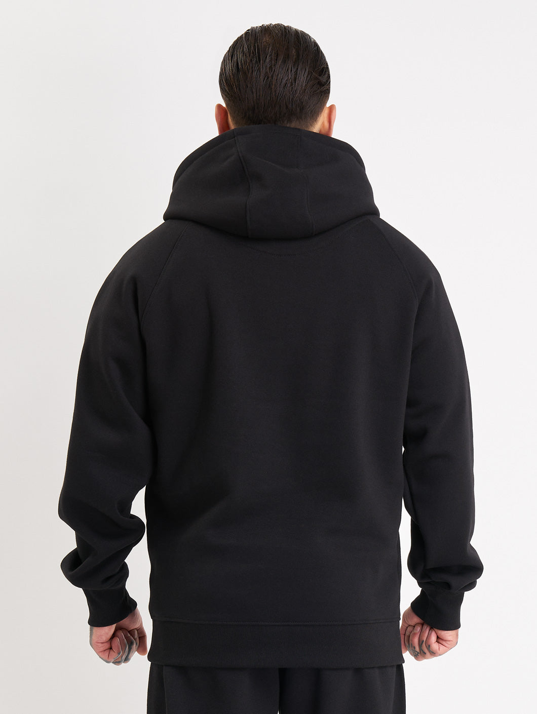 Amstaff Logo 2.0 Hoodie Black White - Amstaff Wear