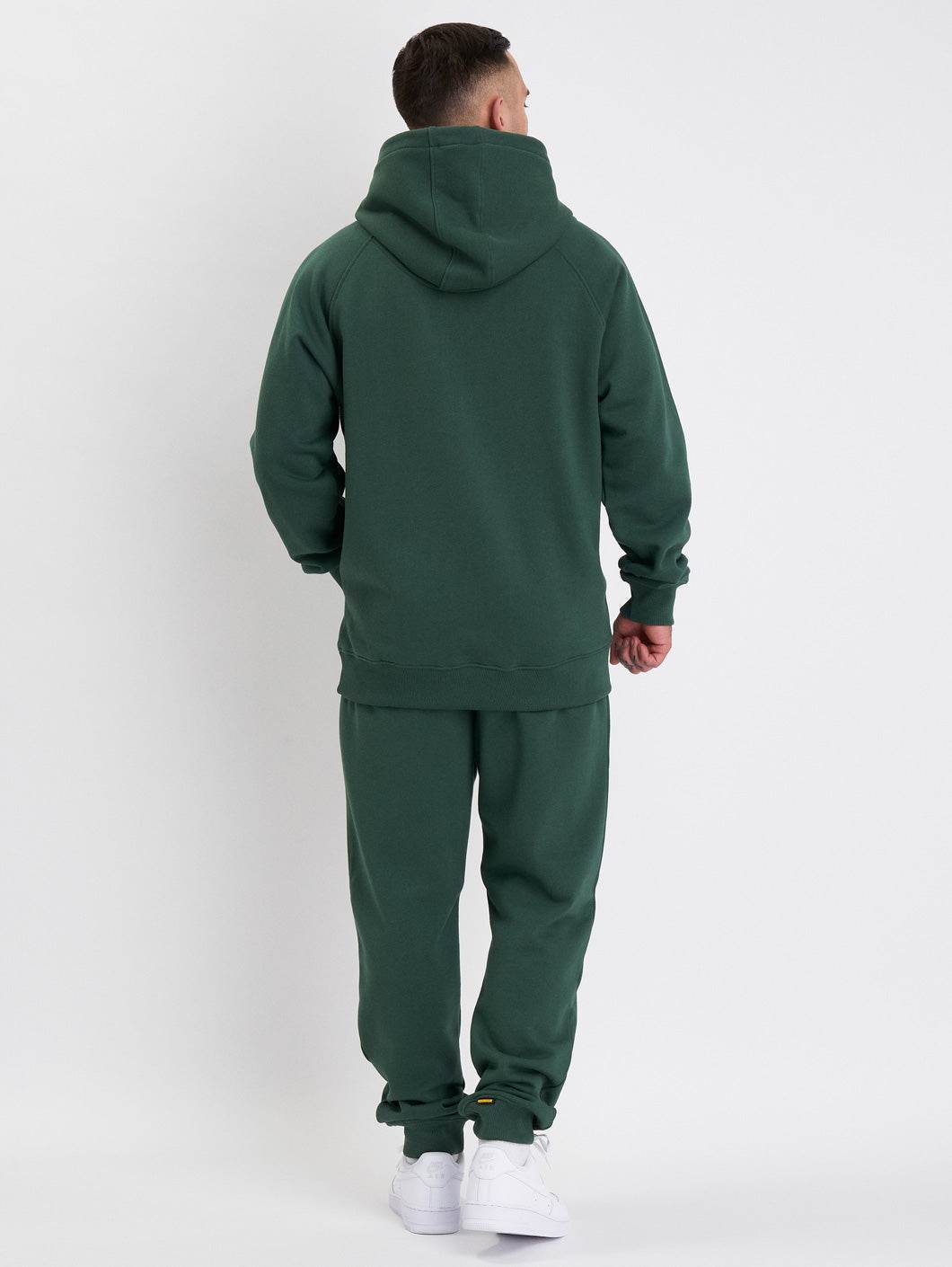 Amstaff Logo 2.0 Hoodie Green - Amstaff Wear