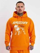Amstaff Logo 2.0 Hoodie Orange - Amstaff Wear