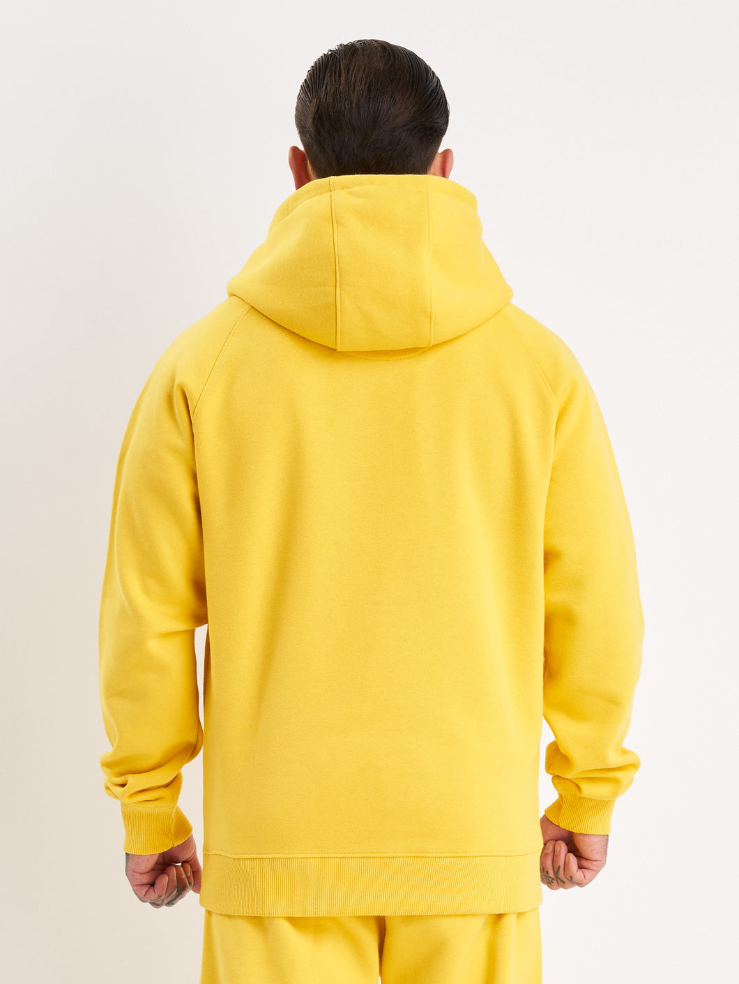 Amstaff Logo 2.0 Hoodie Yellow Black - Amstaff Wear