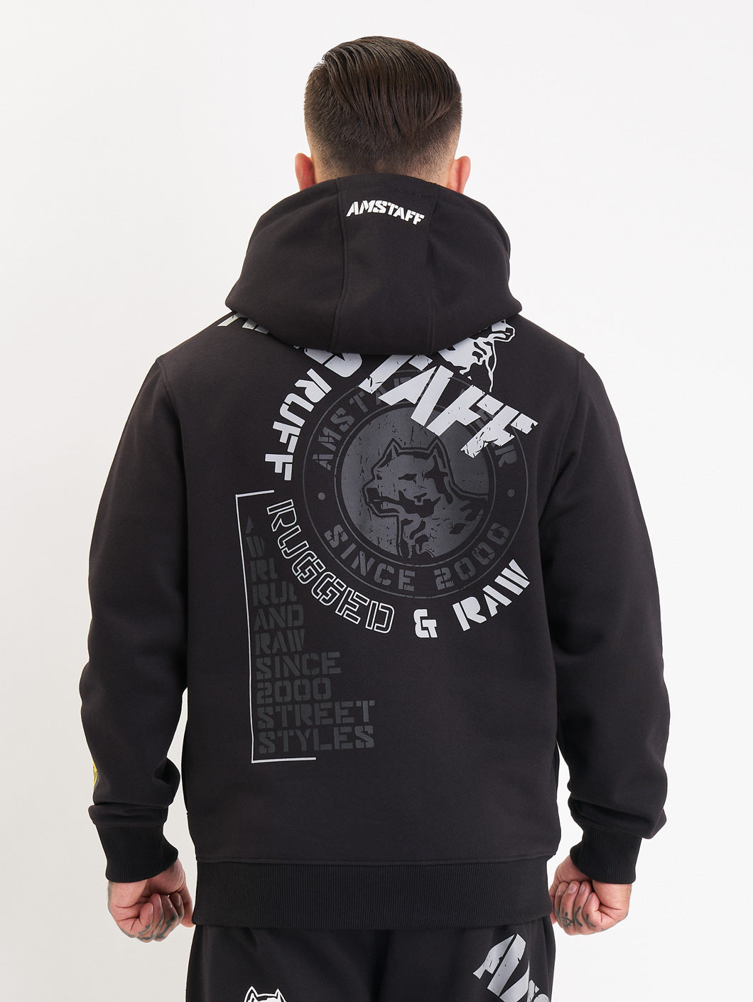 Amstaff Velar Hoodie Black - Amstaff Wear
