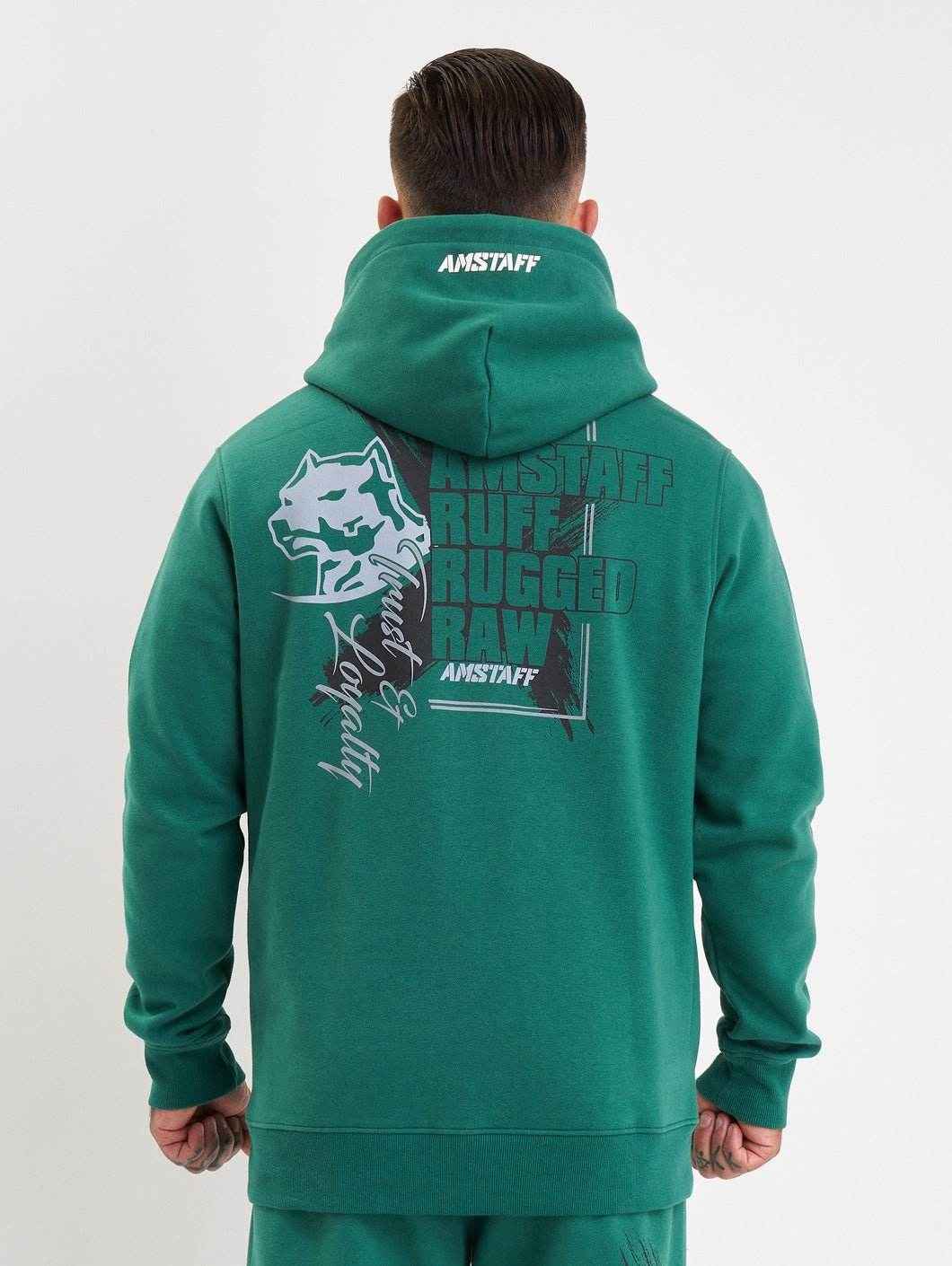 Amstaff Torvok Hoodie Green - Amstaff Wear