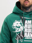 Amstaff Torvok Hoodie Green - Amstaff Wear