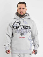 Amstaff Milian Hoodie Stone Grey - Amstaff Wear