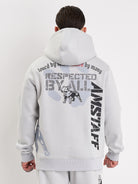 Amstaff Milian Hoodie Stone Grey - Amstaff Wear
