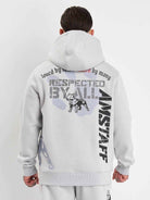 Amstaff Milian Hoodie Stone Grey - Amstaff Wear