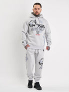 Amstaff Milian Hoodie Stone Grey - Amstaff Wear
