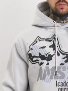 Amstaff Milian Hoodie Stone Grey - Amstaff Wear