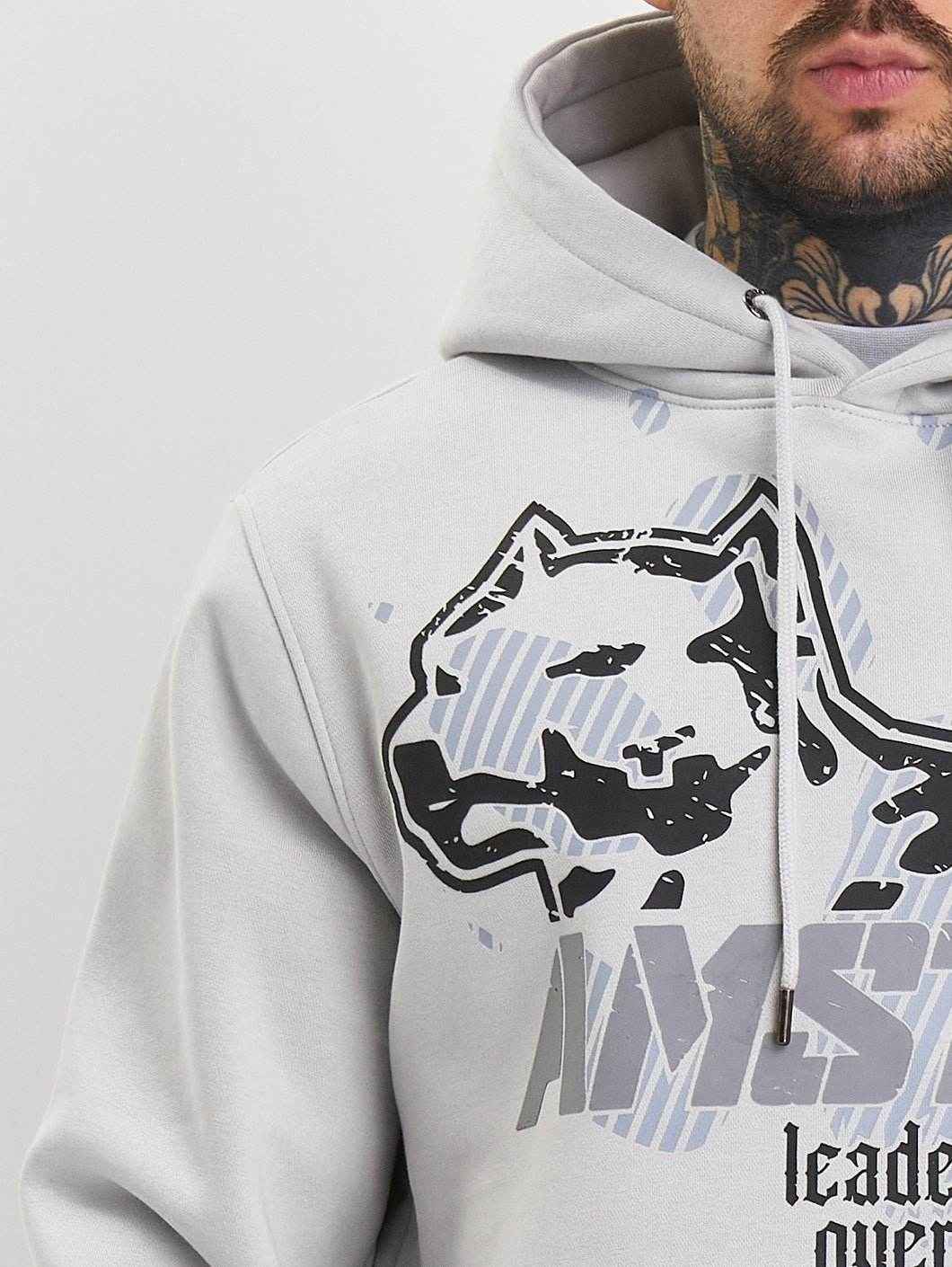 Amstaff Milian Hoodie Stone Grey - Amstaff Wear