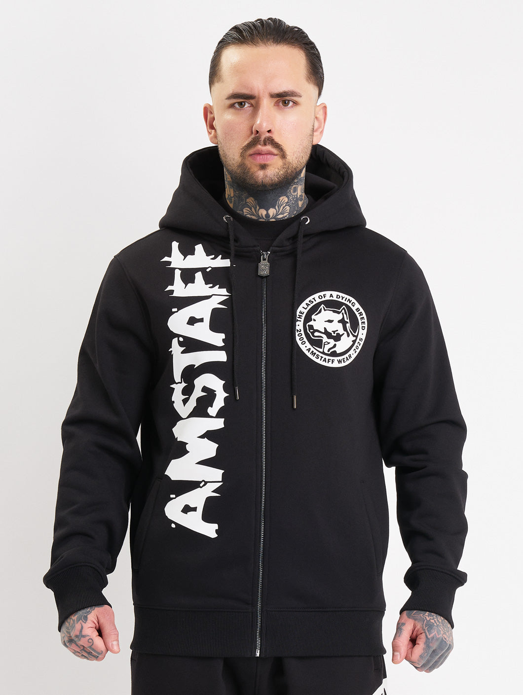 Amstaff Valtor Ziphoodie Black - Amstaff Wear