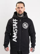 Amstaff Valtor Ziphoodie Black - Amstaff Wear