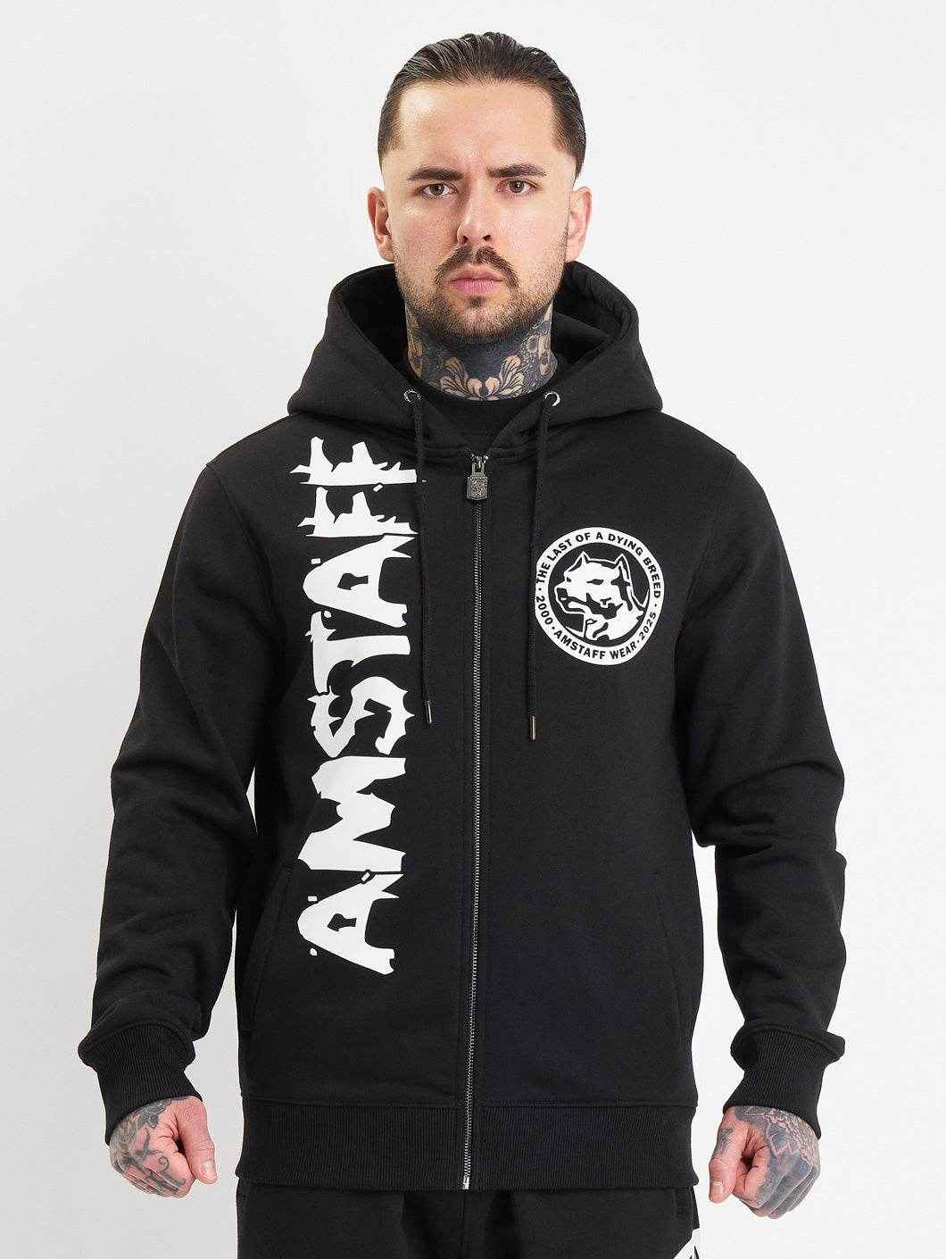 Amstaff Valtor Ziphoodie Black - Amstaff Wear