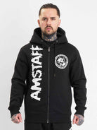 Amstaff Valtor Ziphoodie Black - Amstaff Wear