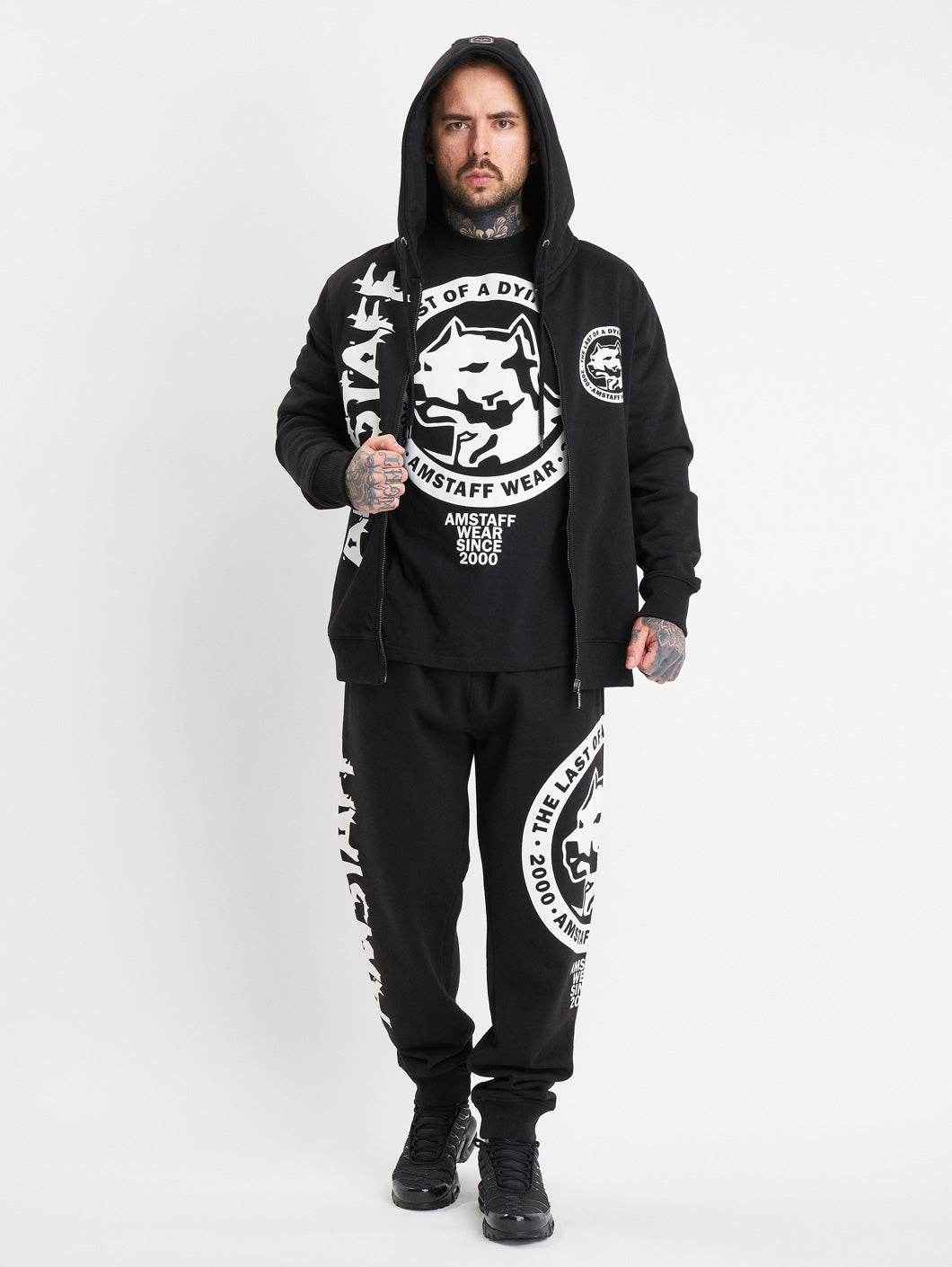 Amstaff Valtor Ziphoodie Black - Amstaff Wear