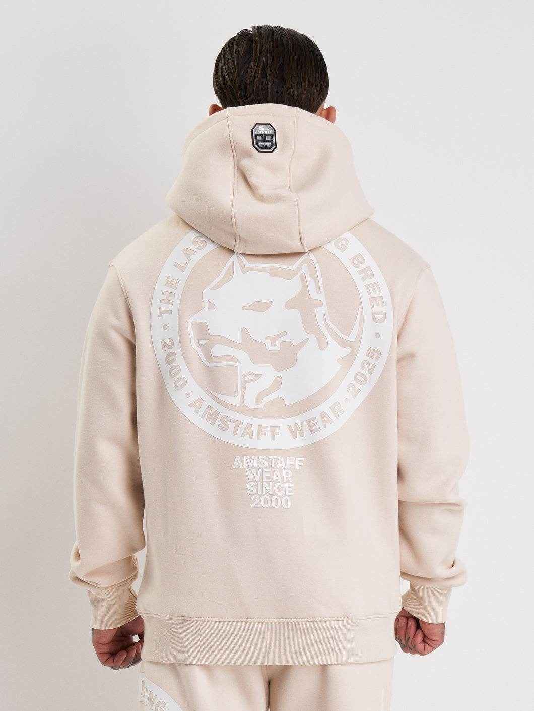 Amstaff Valtor Ziphoodie Creamwood - Amstaff Wear
