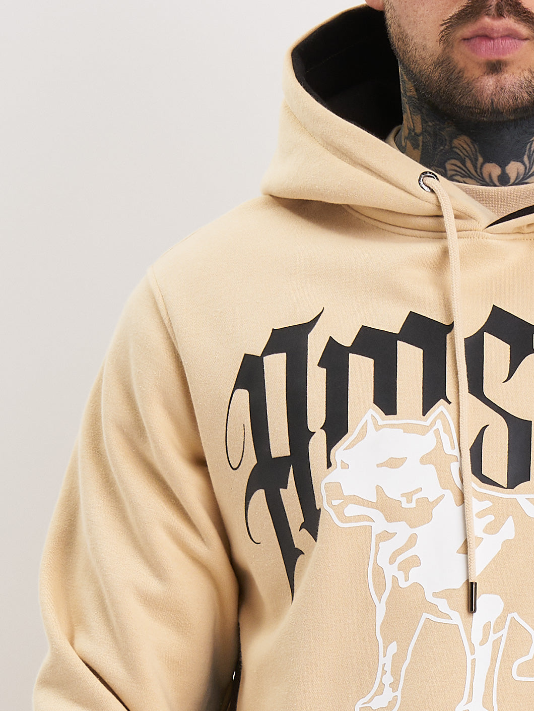 Amstaff Weldon Hoodie Beige - Amstaff Wear